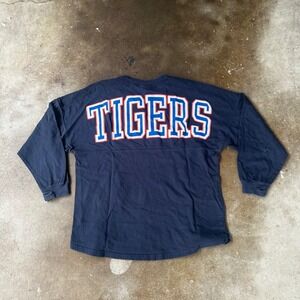 Three Square Spirit Jersey Womens Small Navy Auburn Tigers Thumbhole